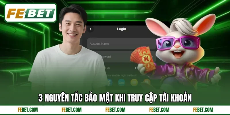 3 nguyên tắc bảo mật khi truy cập tài khoản