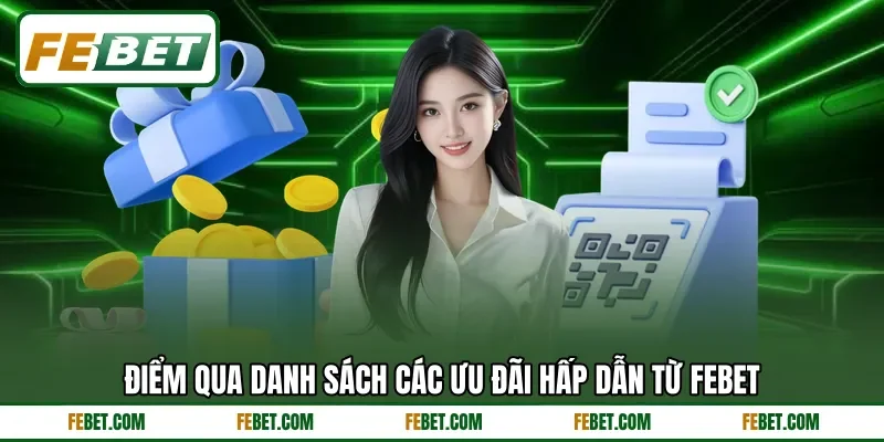 Điểm qua danh sách các ưu đãi hấp dẫn từ FEBET