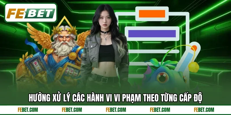 Hướng xử lý các hành vi vi phạm theo từng cấp độ