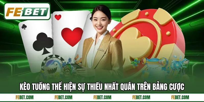 Kèo tuồng thể hiện sự thiếu nhất quán trên bảng cược